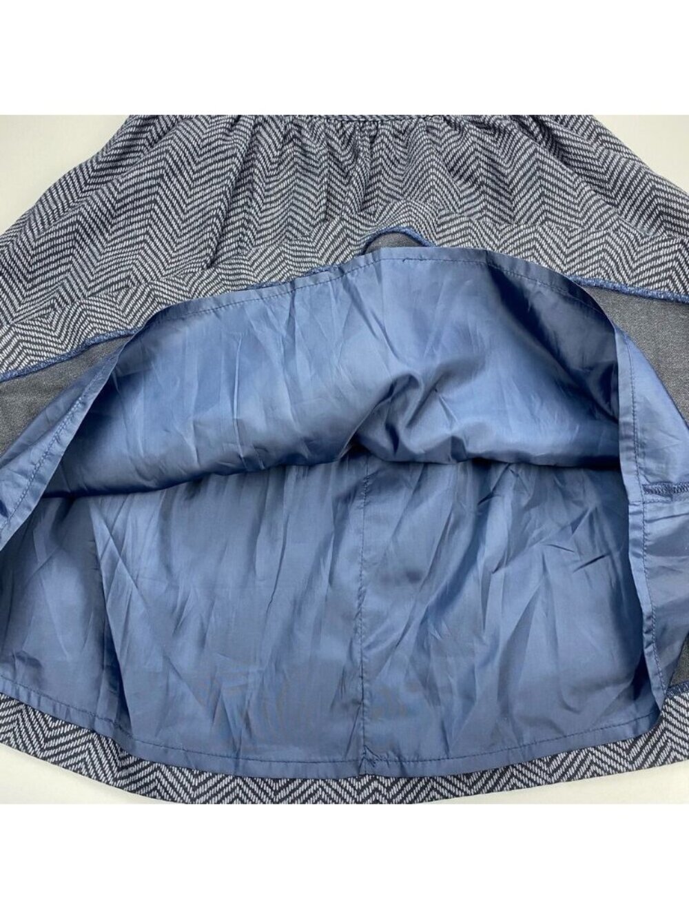 Levi's Rare Wool Cotton Pleated Circle Skirt Women's Size 25 - Picture 6 of 10